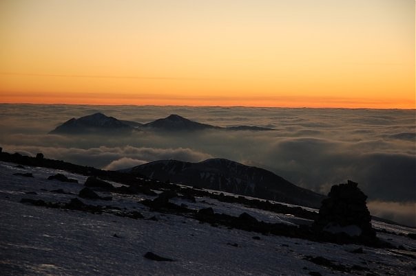 Zachód słońca na Ben Nevis